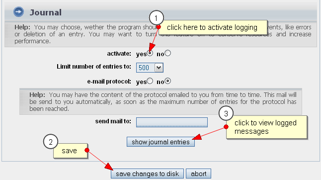 Set protocols, active: yes